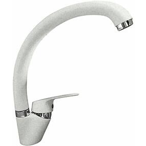 Смеситель для кухни боковой GranFest 3323 D-35mm (белый) 331 без гибкой подводки