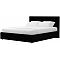 Кровать интерьерная Кариба Велюр Черный Кровать интерьерная Кариба Велюр Черный