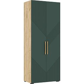 Ирис Шкаф 2-х ств.(900) (Браш Мени Грин, Дуб Крафт)