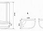 Кабина BMM120L душевая PARLY