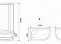 Кабина EC1221R душевая PARLY