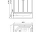 Кабина EC821 душевая PARLY