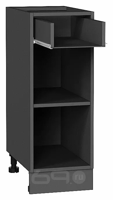 Каркас нижнего шкафа с одним ящиком Н 301 Graphite