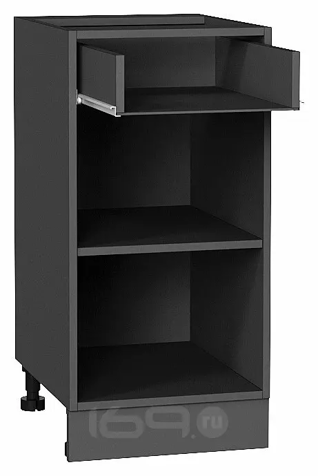 Каркас нижнего шкафа с одним ящиком Н 401 Graphite