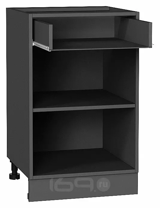 Каркас нижнего шкафа с одним ящиком Н 501 Graphite