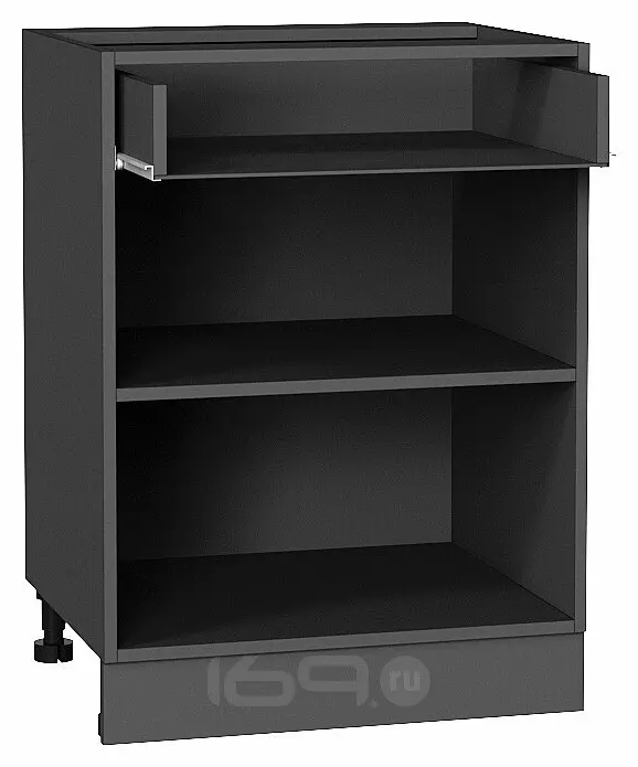 Каркас нижнего шкафа с одним ящиком Н 601М Graphite