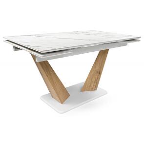 Керамический стол Кели 140(200)х80х76 белый