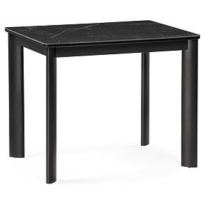 Керамический стол Кина 90(130)х65х76 shakespeare black / черный
