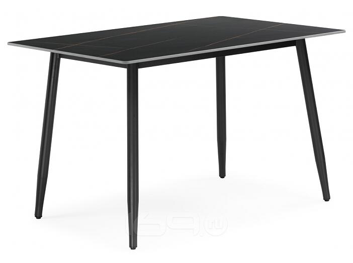 Керамический стол Rion 120 черный мрамор / черный