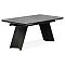 Керамический стол Вейв 160(220)х89 larka grey / черный