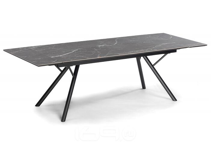 Керамический стол Ворен 180(240)x90 nero markina / черный