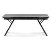 Керамический стол Ворен 180(240)x90 nero markina / черный