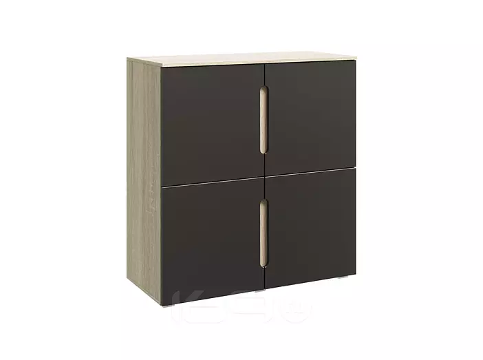 Ким Тумба 4-х ств  (Графит софт NEW, сонома)