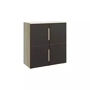 Ким Тумба 4-х ств  (Графит софт NEW, сонома)