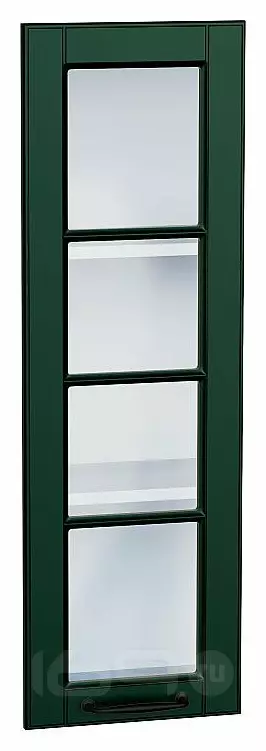 Комплект фасадов Дублин со стеклом для каркаса Ф-15Н В309 Special Green