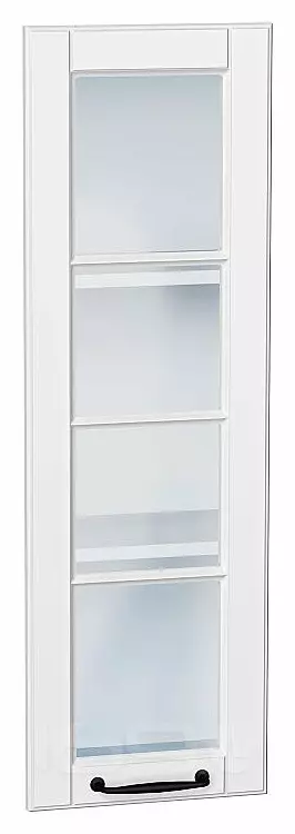 Комплект фасадов Дублин со стеклом для каркаса Ф-15Н В309 Special White