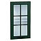Комплект фасадов Дублин со стеклом для каркаса Ф-25 В400/ВУ590 Special Green