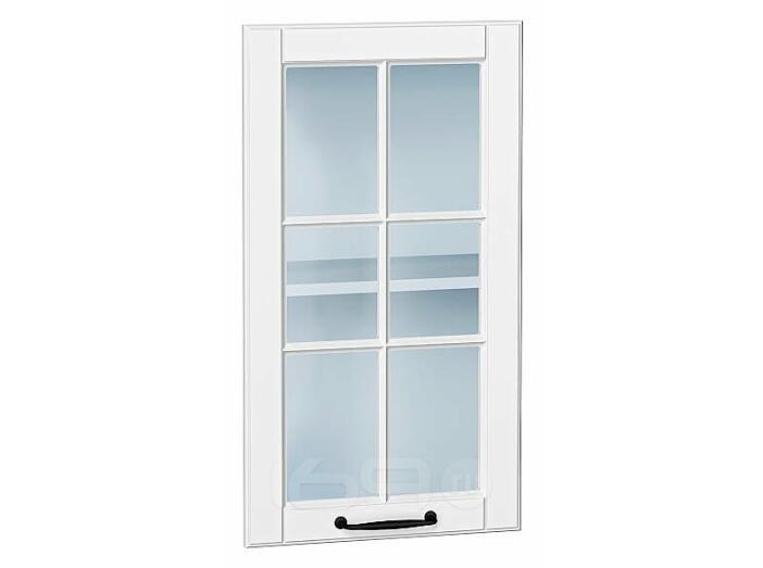 Комплект фасадов Дублин со стеклом для каркаса Ф-25 В400/ВУ590 Special White