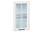 Комплект фасадов Дублин со стеклом для каркаса Ф-25 В400/ВУ590 Special White