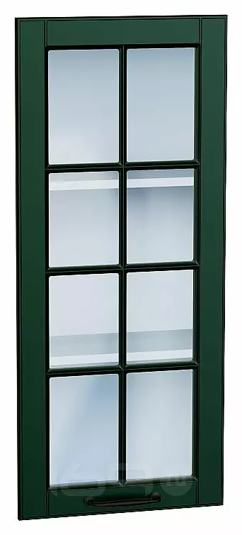 Комплект фасадов Дублин со стеклом для каркаса Ф-25Н В409 Special Green
