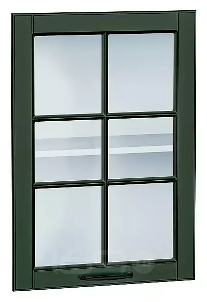 Комплект фасадов Дублин со стеклом для каркаса Ф-35 В500 Special Green