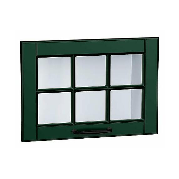 Комплект фасадов Дублин со стеклом для каркаса Ф-84 ВГ500 Special Green