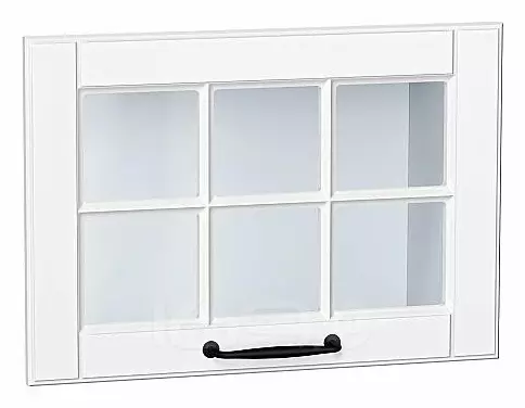 Комплект фасадов Дублин со стеклом для каркаса Ф-84 ВГ500 Special White