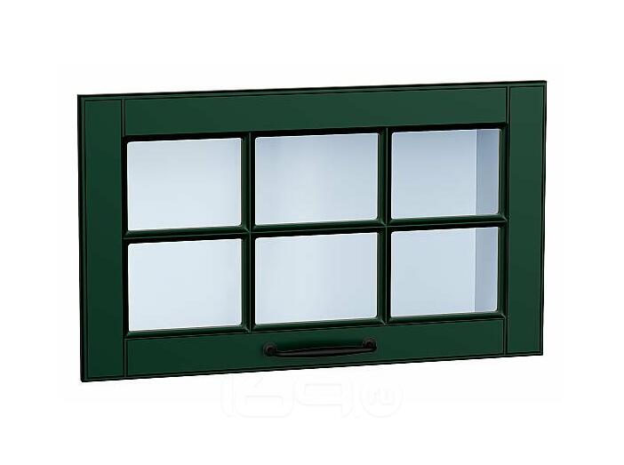 Комплект фасадов Дублин со стеклом для каркаса Ф-86 ВГ600 Special Green