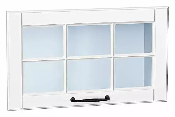 Комплект фасадов Дублин со стеклом для каркаса Ф-86 ВГ600 Special White