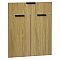 Комплект фасадов Евро для каркаса Ф-41М Н601М/ШП601 Дуб песочный