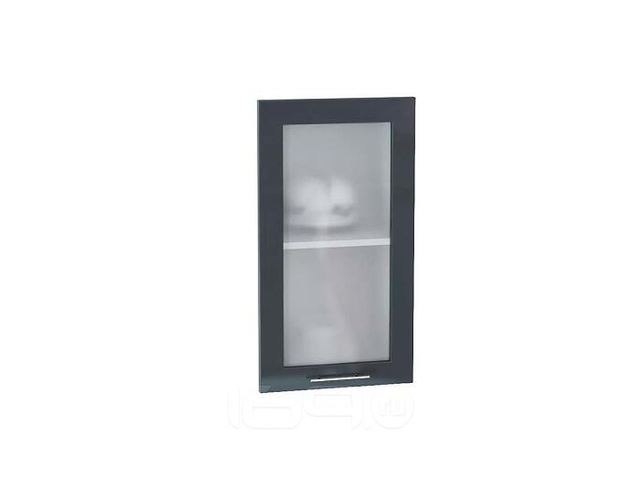 Комплект фасадов Валерия-М со стеклом для каркаса Ф-25 В400/ВУ590 Антрацит