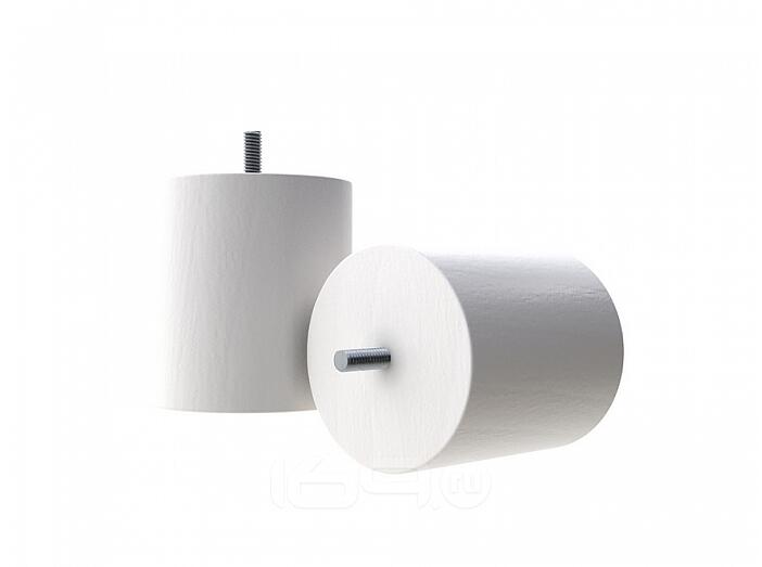 Комплект опор цилиндрических Wooden tube props Белая эмаль 9*9*10