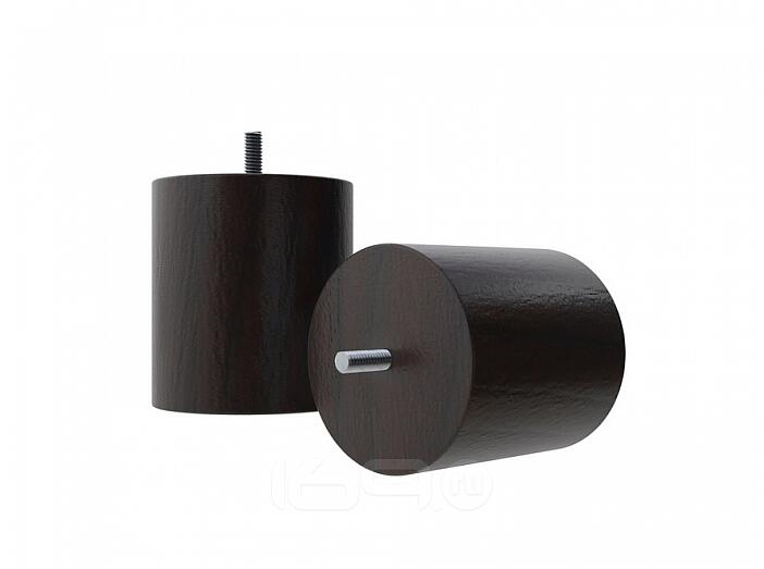 Комплект опор цилиндрических Wooden tube props Венге 9*9*10