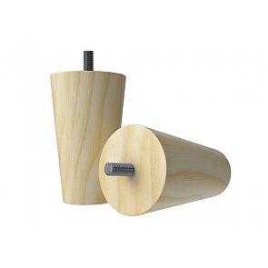 Комплект опор конусообразных Geometry Матовый лак 6*6*10