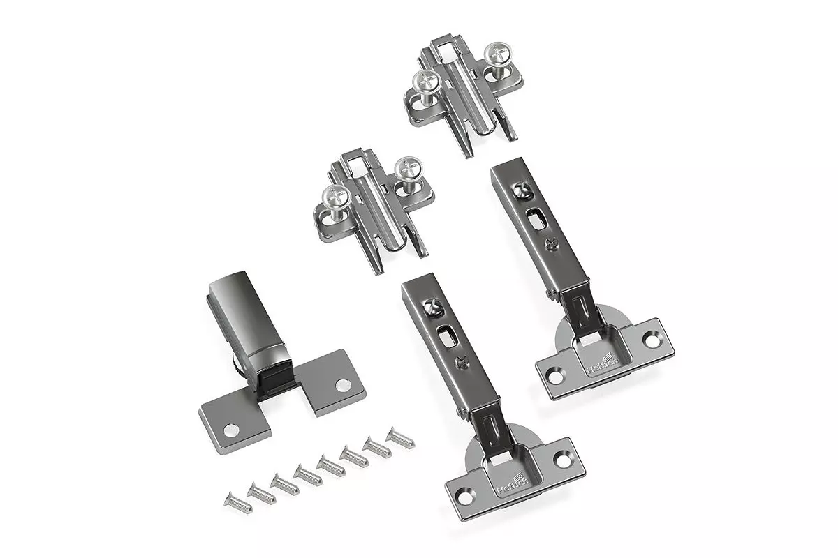 Комплект петель Hettich Intermat 9943 ( 2 шт.) 110 градусов, с амортизатором Silent System