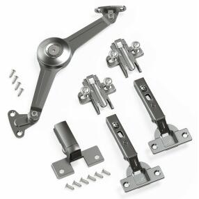 Комплект подъёмника HAFELE Duo с 2 петлями HETTICH Intermat 9943, угол открывания 110 гр