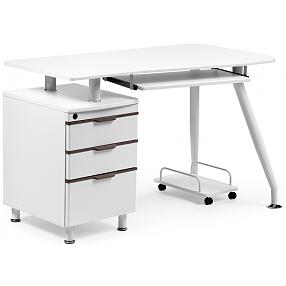 Компьютерный стол Erida white