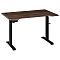 Компьютерный стол Маркос с механизмом подъема 120х75х75 черный / кантри орех