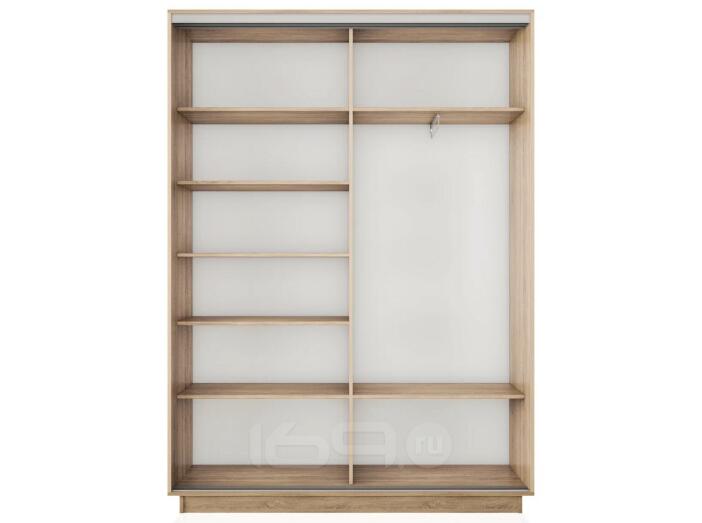 Корпус 2х-дверного шкафа-купе Экспресс 2 Дуо 120 Дуб Сонома 1200x2200x450