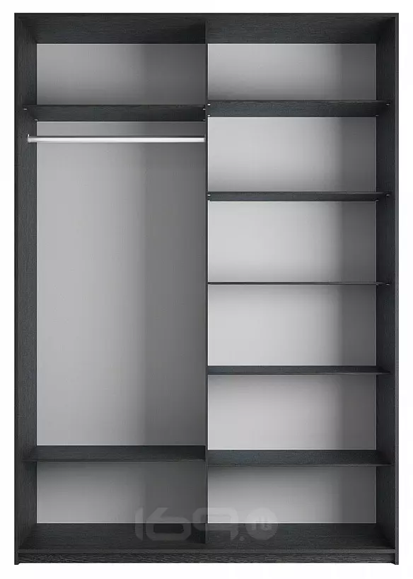 Корпус шкафа-купе Прайм 2 ТМ_L-120 Венге 1200х2300х570
