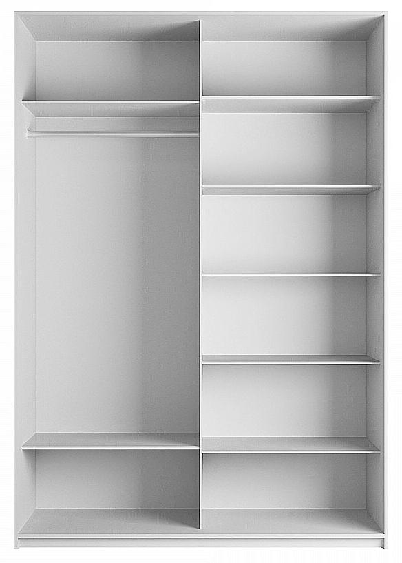 Корпус шкафа-купе Прайм 2 ТМ_L-140 Белый снег 1400х2300х570 24360₽