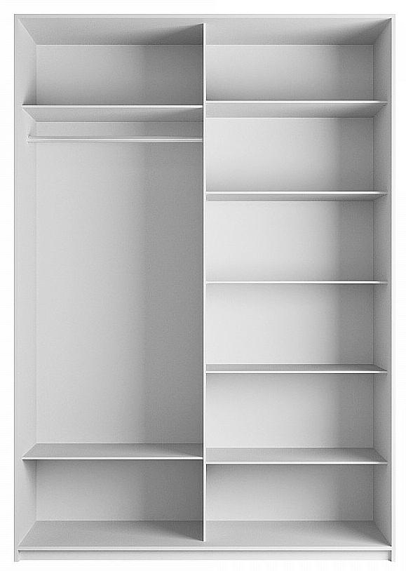 Корпус шкафа-купе Прайм 2 ТМ_L-160 Белый снег 1600х2300х570 26030₽