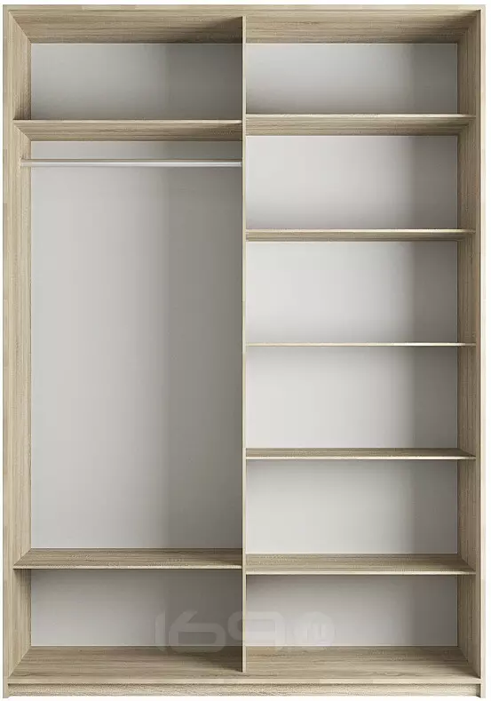 Корпус шкафа-купе Прайм 2 ТМ_L-160 Дуб Сонома 1600х2300х570