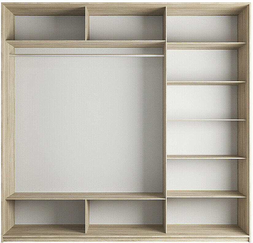 Корпус шкафа-купе Прайм 3 ТМ_L-180 Дуб Сонома 1800х2300х570 28650₽