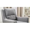 Кресло для отдыха Изабель Велюр Романс грей (cерый) ТК 735