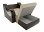 Кресло-кровать Меркурий Экокожа Бежевый Коричневый
