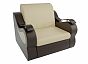 Кресло-кровать Меркурий Экокожа Бежевый Коричневый