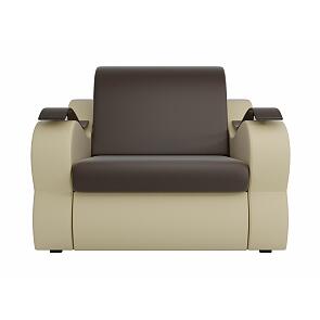 Кресло-кровать Меркурий Экокожа Коричневый Бежевый