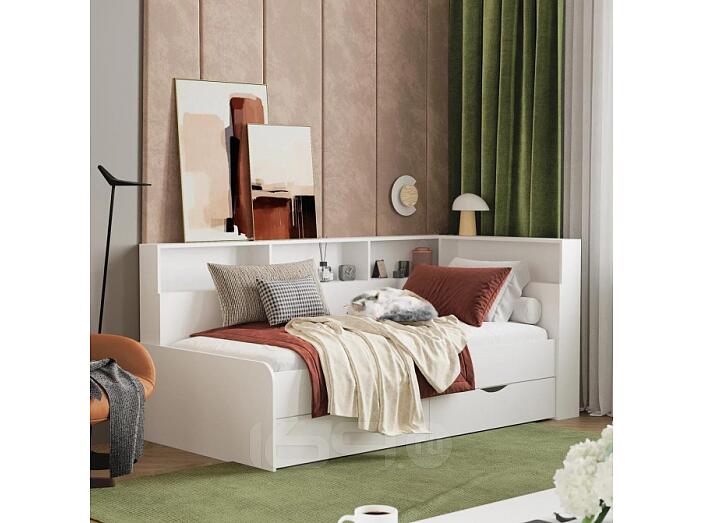 Кровать Амер 190х80 белая