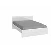 Кровать GLOSS 1600х2000 Белый/Белый глянец 72374522